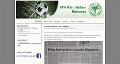 Desktop Screenshot of palm-strikers.de