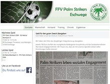 Tablet Screenshot of palm-strikers.de